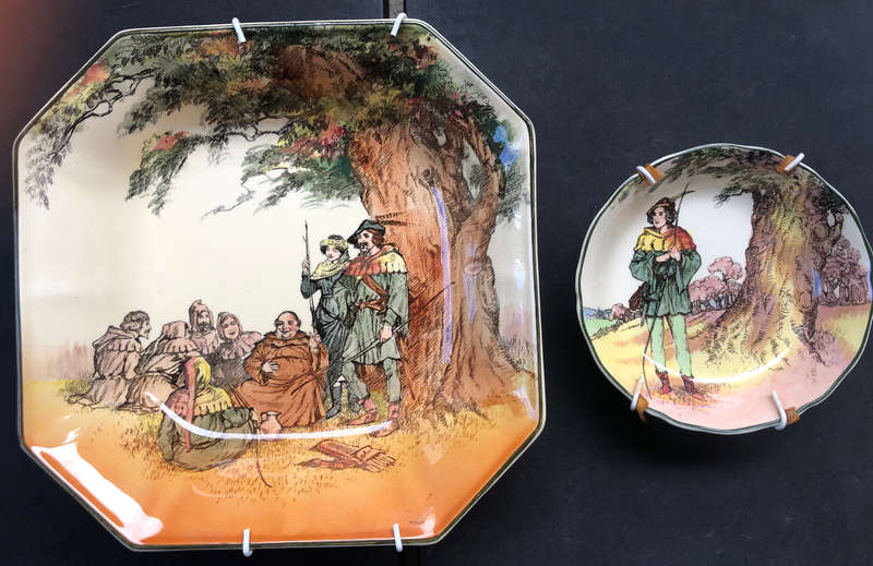 ROYAL DOULTON UNDER THE GREENWOOD TREE FRUIT BOWL AND SMALL DISH SERIESWARE