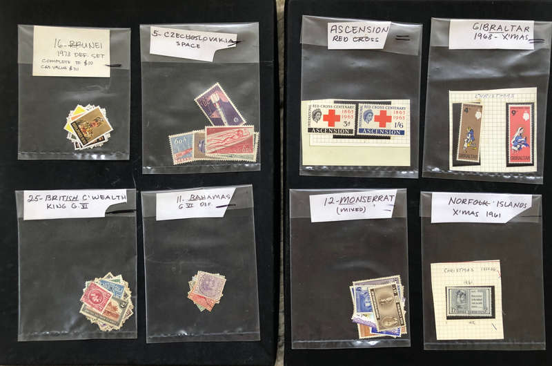 Stamps 17 Packets Sorted by Collector