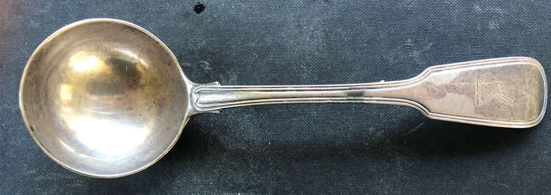 SILVER HALLMARKED 1824 SAUCE LADLE GEORGE IV