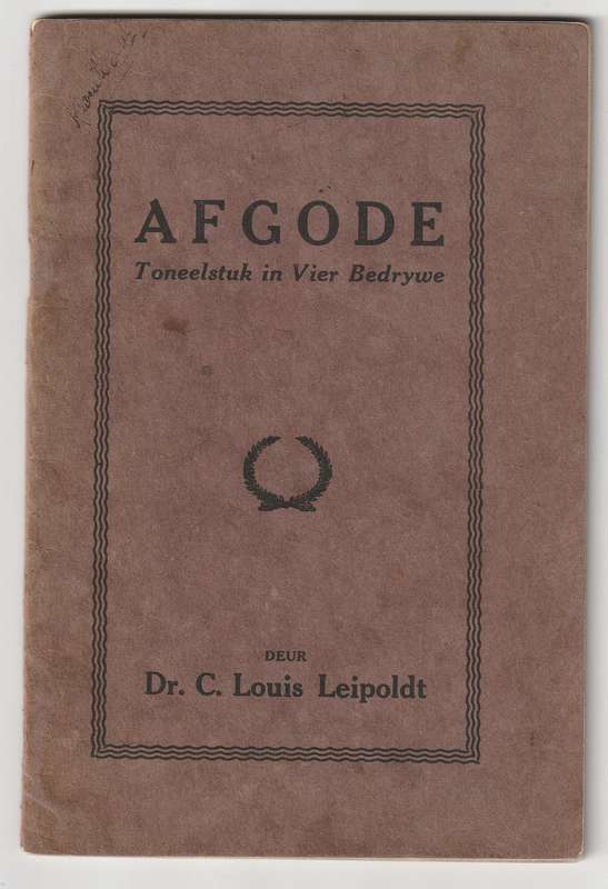 Afgode   ---   C louis Leipoldt