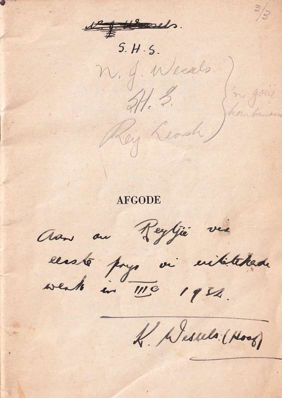 Afgode   ---   C louis Leipoldt