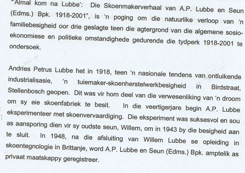 Almal Kom Na Lubbe