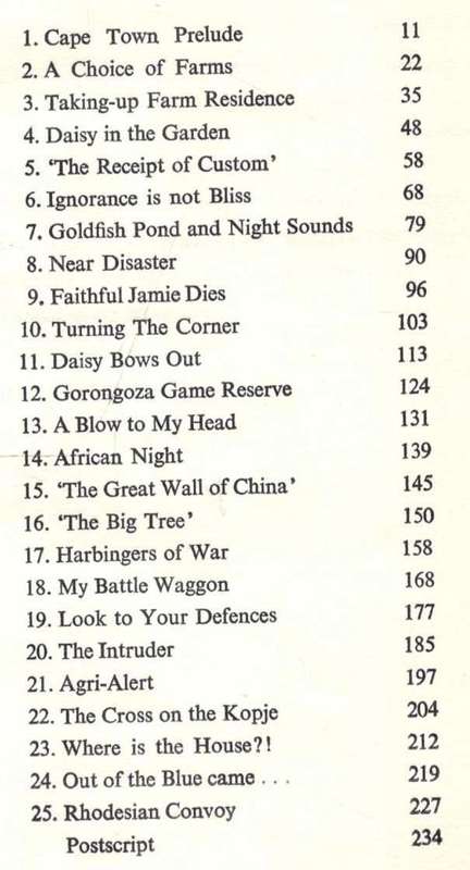 Rhodesiana  --  Bolt From the Blue   ---   John Tagel