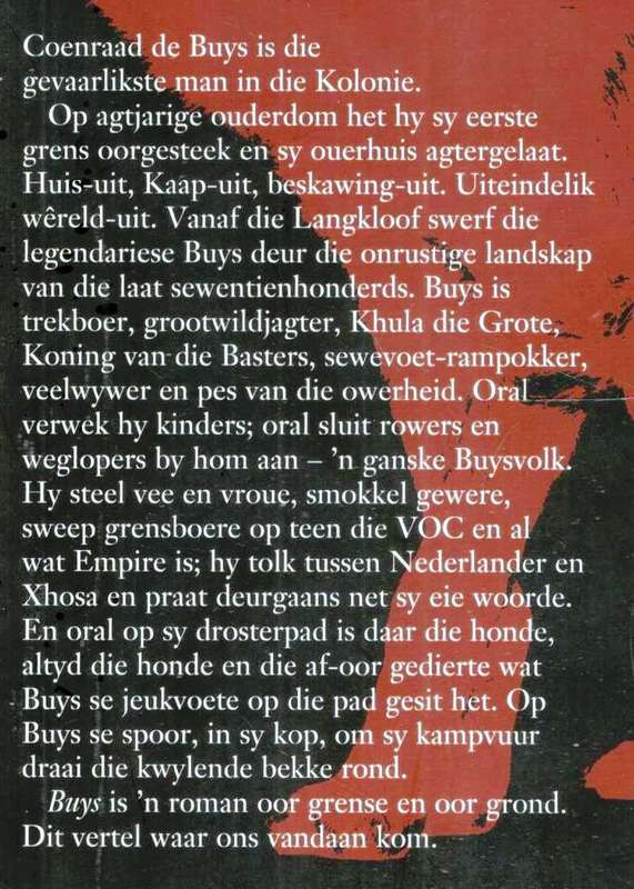 Buys  --   'n Grensroman  --  Willem Anker