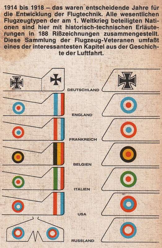 Die Flugzeuge Des Erstenweltkriegs 1914 - 1918  -- Karlheinz Kens und Hanns Muller