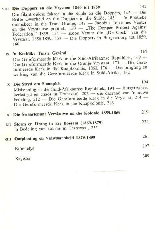 Die Doppers in Suid-Afrika 1760 - 1899   -  B Spoelstra