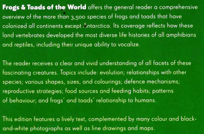 Frogs and Toads of the World  -  Chris Mattison --- 2009