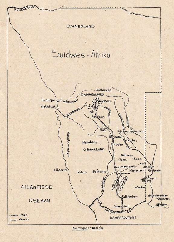 Herinneringe van die Suidwes-Voortrekkers   --   P G Visser