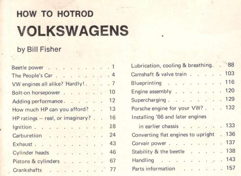 How to Hotrod Volkswagen Engines  --  Bill Fisher