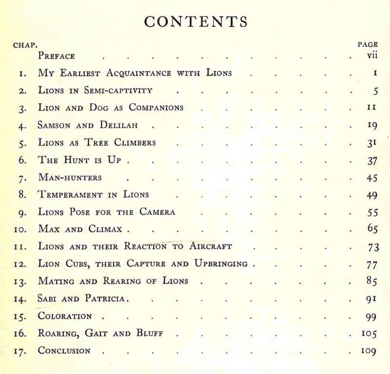 Lions Wild and Friendly  --  Eric F V Wells --  1933