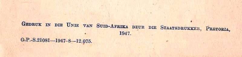 Lys van Tegniese en Ander Terme  --  Suid-Afrikaanse Spoorwee  --  1947