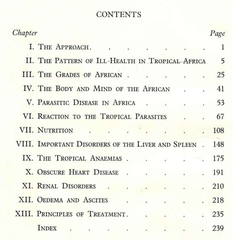 Medicine in Tropical Africa  --  A Realistic Approach  --  Michael Gelfand