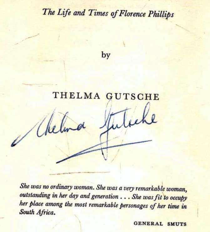 No Ordinary Woman --  --  Thelma Gutsche  -  Signed