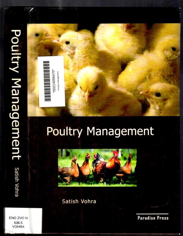 Poultry Management    --- Satish Vohra