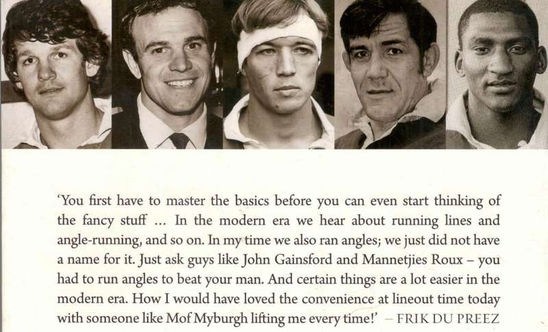 South Africa's Rugby Legends  --  The Amateur Years  --  Chris Schoeman