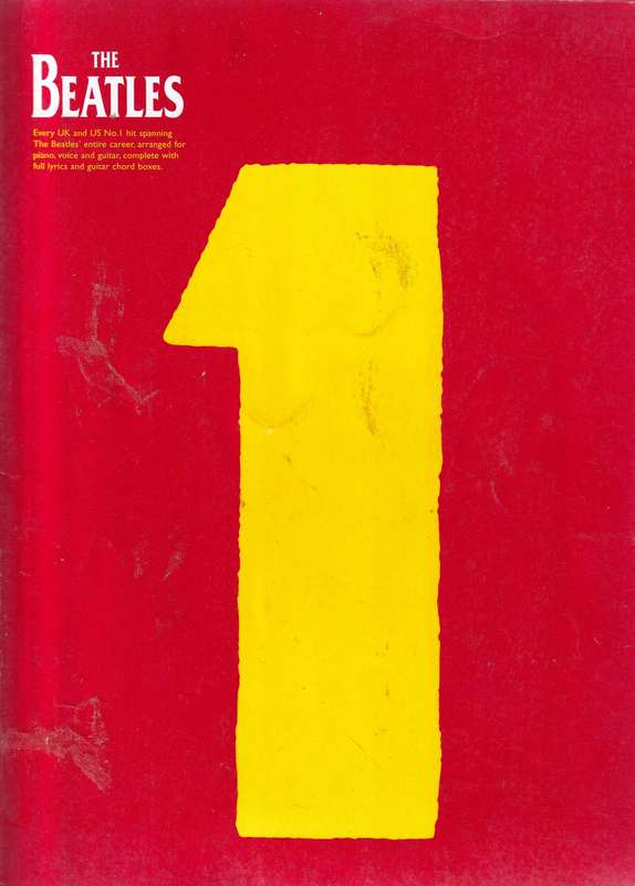 The Beatles 1 --  SHEET MUSIC