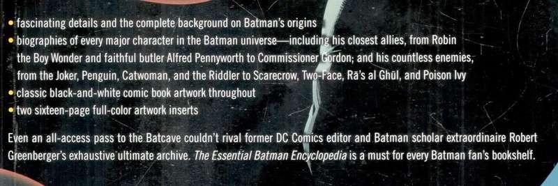 The Essential Batman Encyclopedia