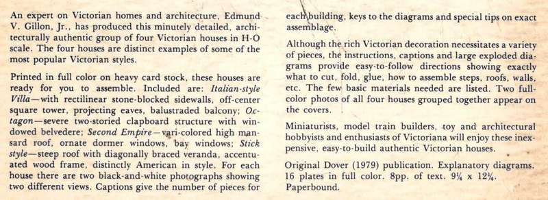 Victorian Houses - Full-Color Buildings in H-O Scale