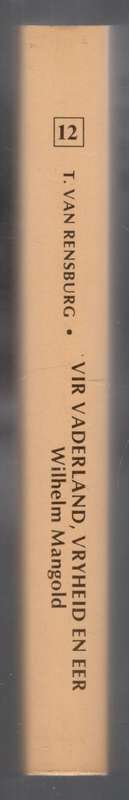 Vir Vaderland Vryheid en Eer  --  Wilhelm Mangold  --    Anglo Boereoorlog