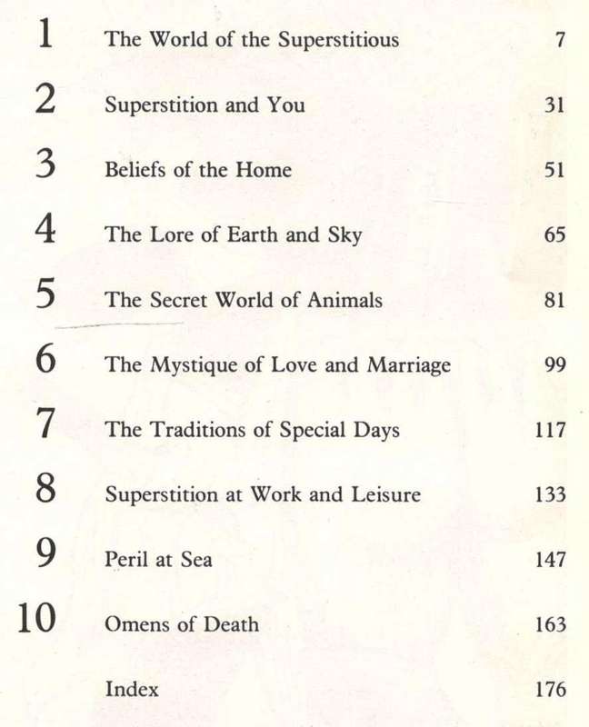 Superstitions  --  Peter Haining