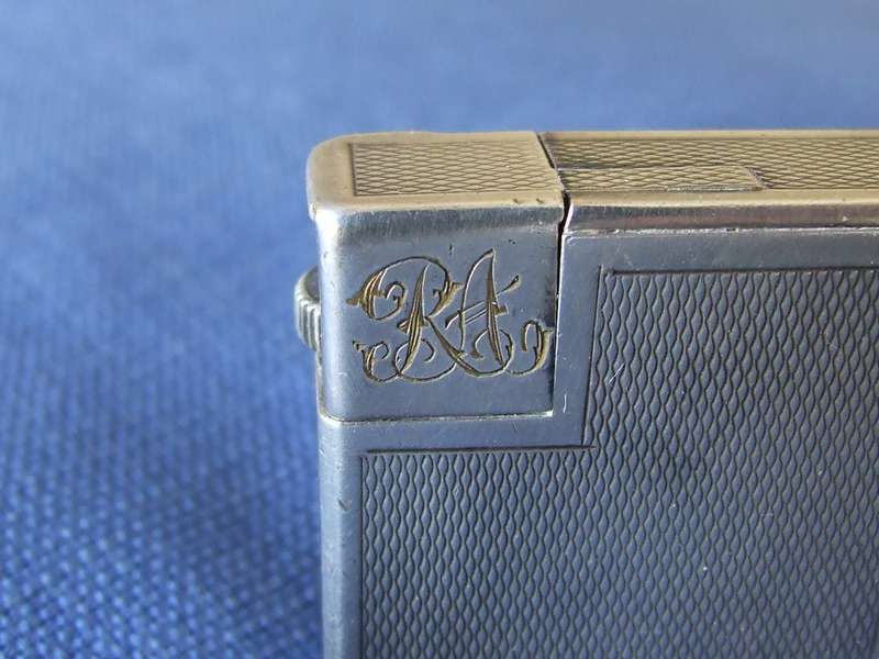 Vintage silver plated DUNHILL Savory "Square Boy" petrol lighter