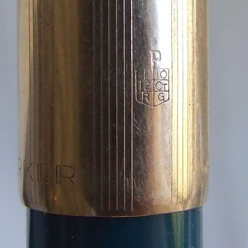 Excellent vintage Mark 4 PARKER 51 Aerometric fountain pen. Rolled gold cap