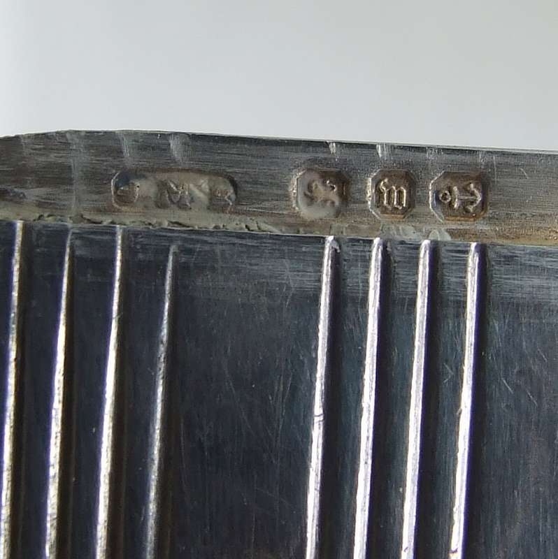 Hallmarked 1886 Sterling Silver Chatelaine Vesta Case