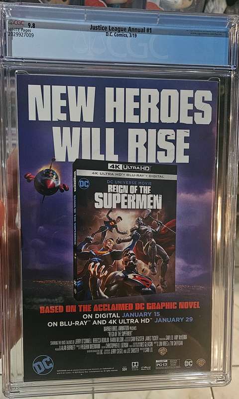 Justice League (2018 DC) Annual 1 CGC 9.8 *damaged
