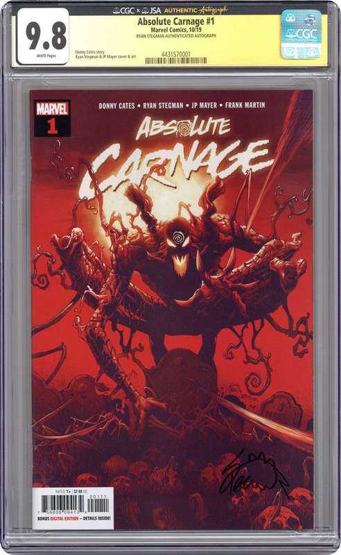 Absolute Carnage (2019 Marvel) 1A CGC 9.8 SS Stegman