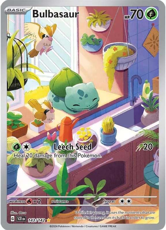 Bulbasaur 143/142 Scarlet and Violet: Stellar Crown