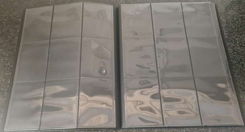 Card Binder 9 Pocket Side Loading - 360 Cards - Black