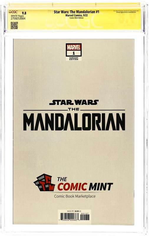 Star Wars The Mandalorian (2022 Marvel) 1COMICMINT.A CGC 9.8 SS Hans