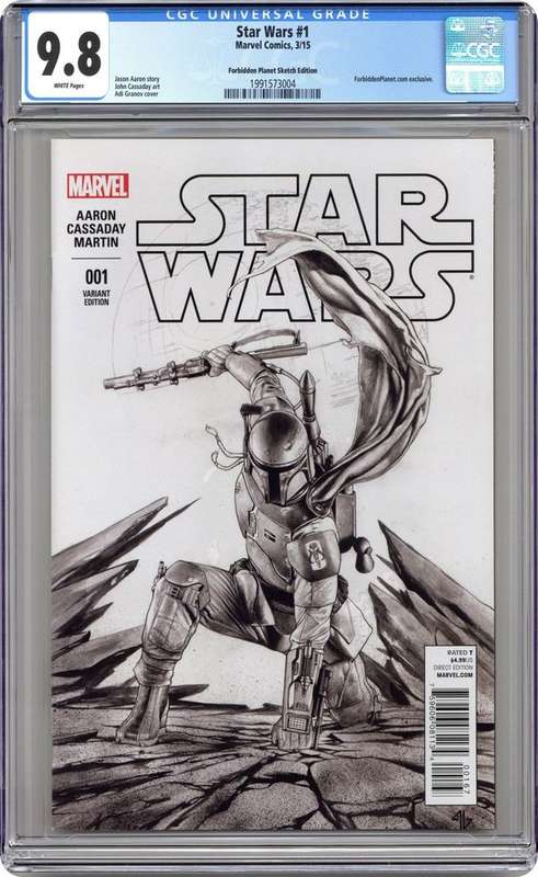 Star Wars (2015 Marvel) 1FORBIDDEN.B CGC 9.8