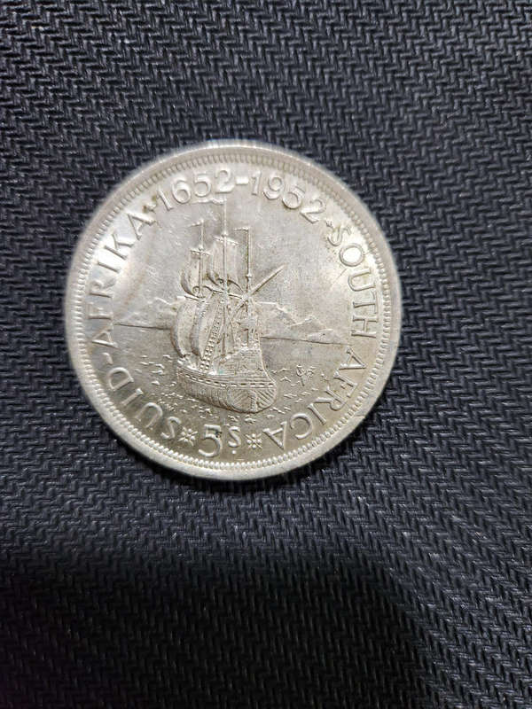1952 SA Coin 5 Shillings