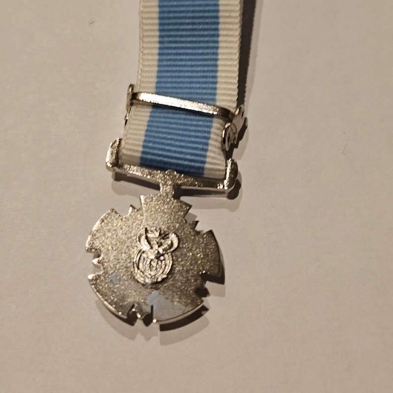 Silver Leopard Decoration for Bravery MINIATURE