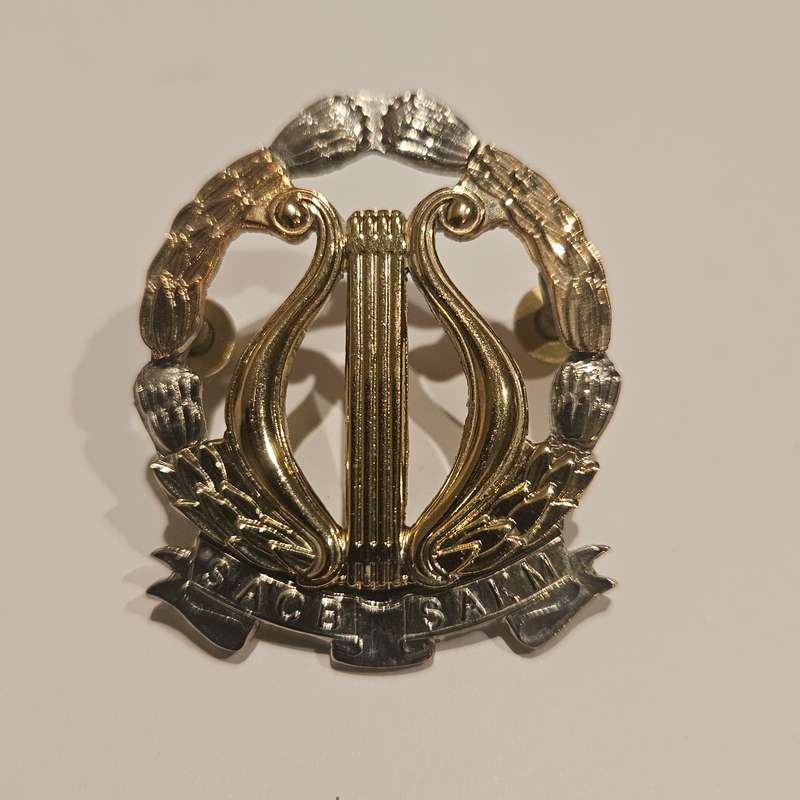 SANDF New Army Band beret badge