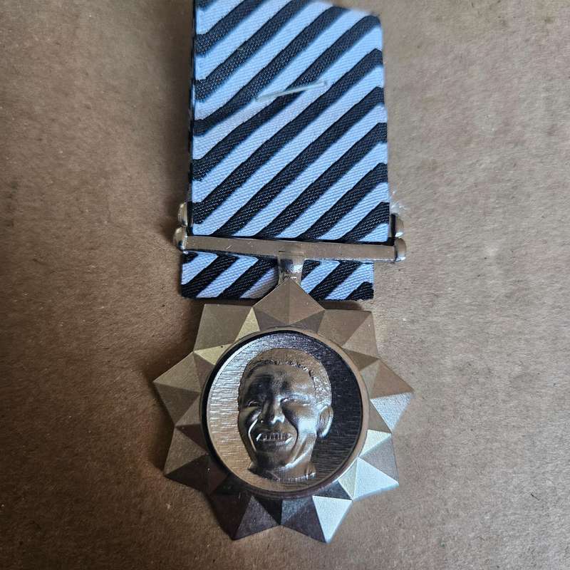 Mandela Funeral Silver Medal