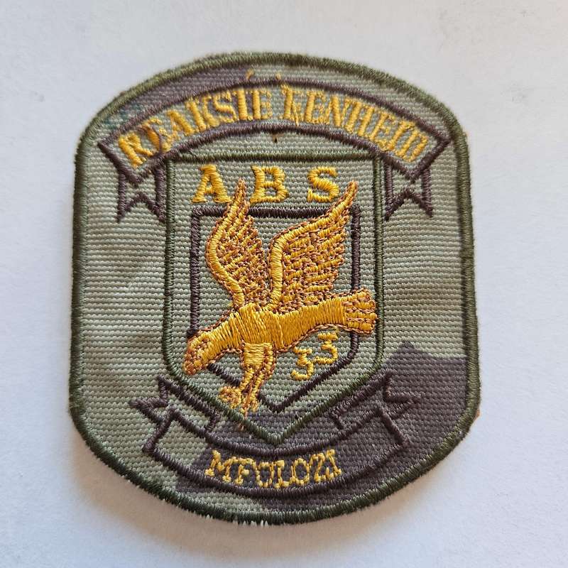 SAP Reaction Unit Mfolozi Camo Badge