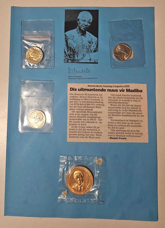 Mandela Coin Sheet
