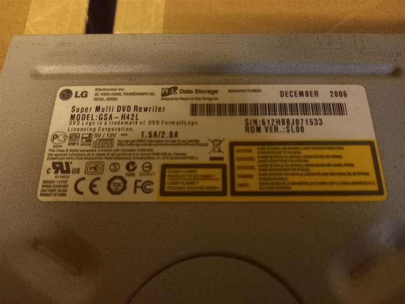 LG Super Multi DVD rewriter GSA-H42L