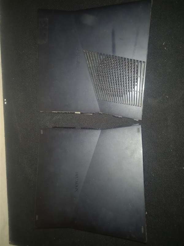 Xbox 360 Slim Matt Black side covers