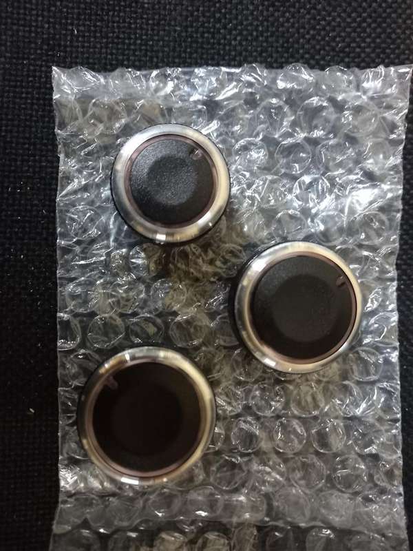 VW Polo 2002-2013  Alloy Heater Knobs Buttons Set