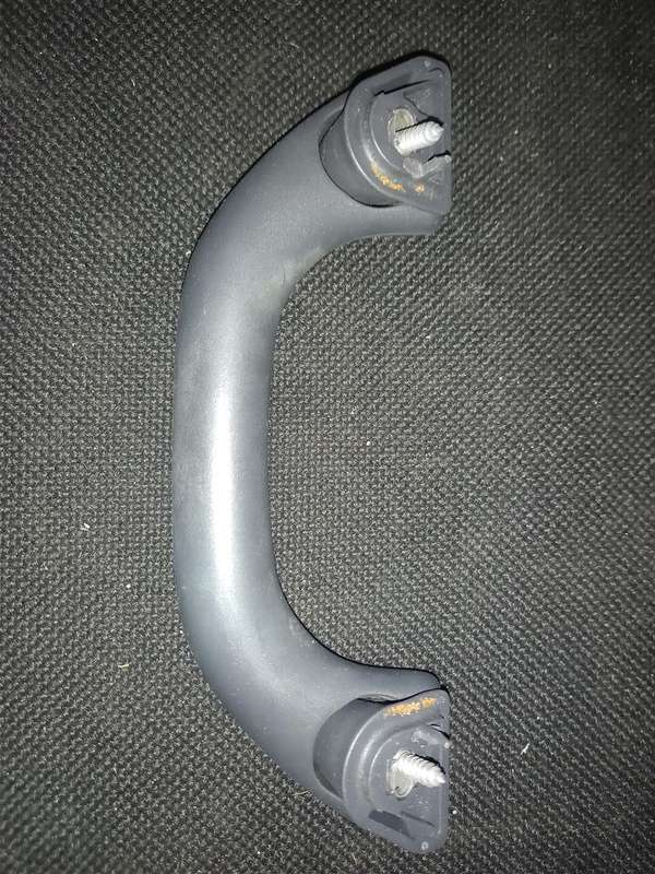 VW Polo Roof Handrail Inner Ceiling Pull Handles Black Drivers side