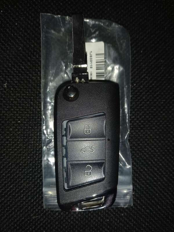 3 Buttons Flip Remote Key Fob Case Shell For VW