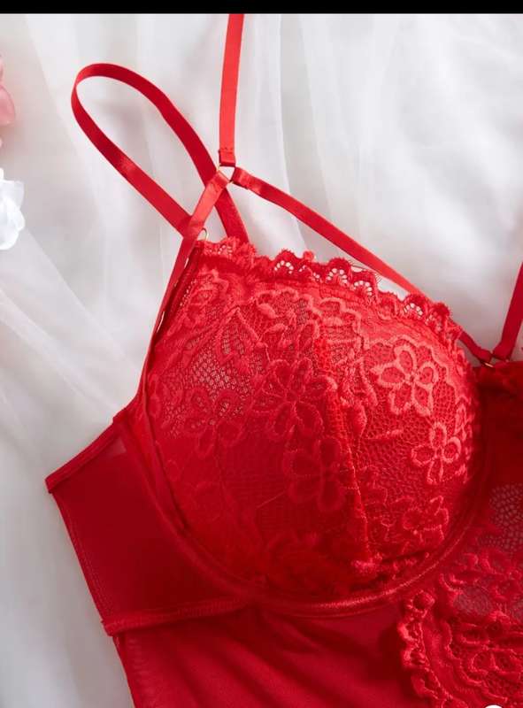 Red Baby doll Lingerie: 4XL