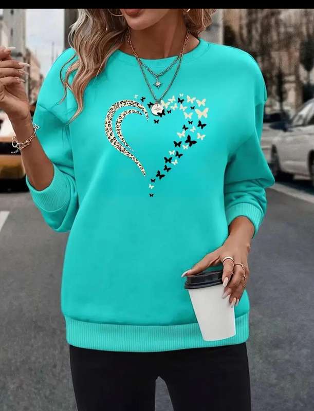 Printed sweater : Size: Med