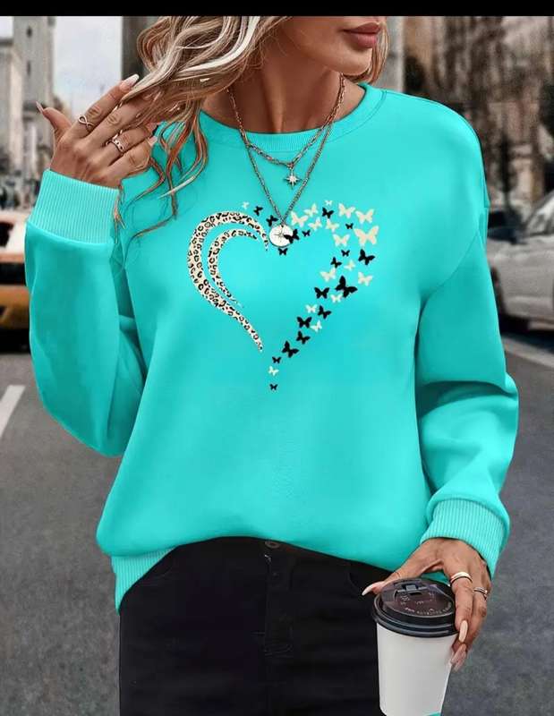 Printed sweater : Size: Med