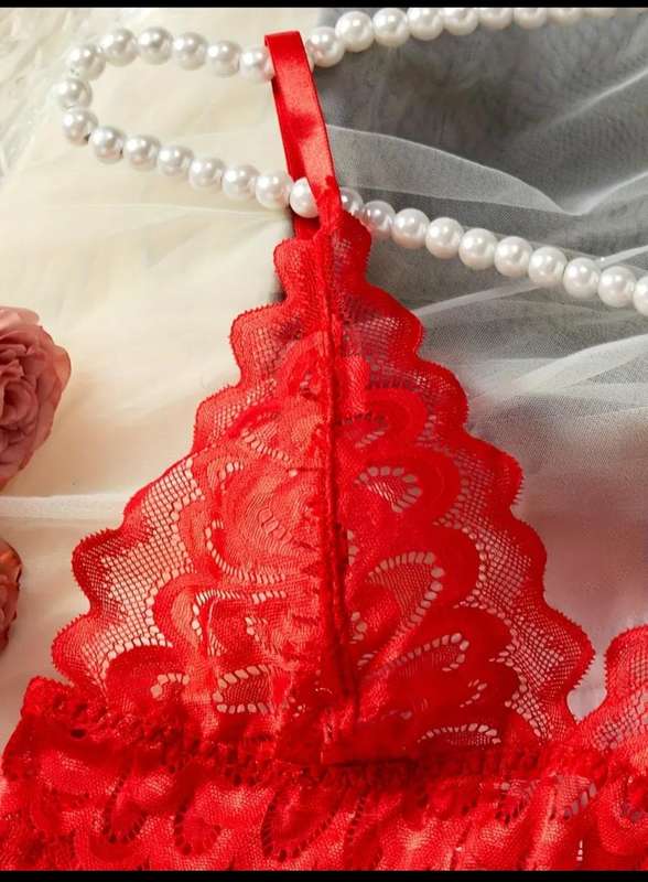 Red Baby doll Lingerie: 3XL