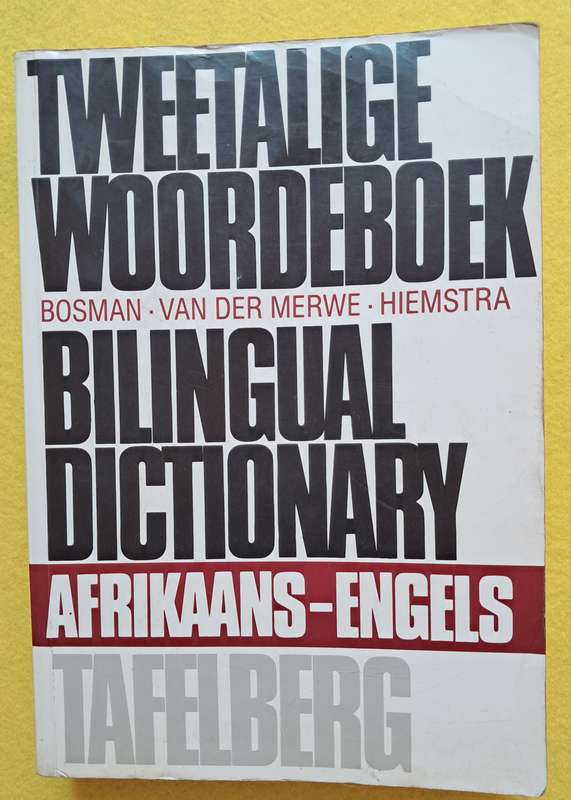 Tweetalige Woordeboek - Bosman. van der Merwe. Hiemstra