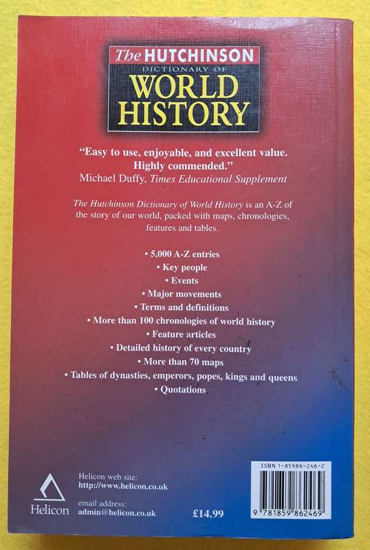 The Hutchinson Dictionary of World History